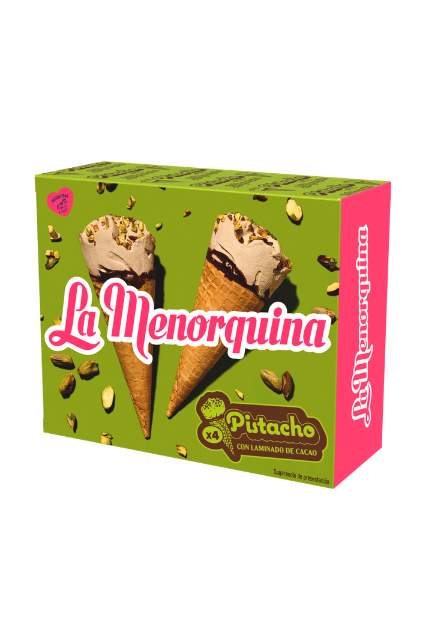 Cono Pistacho - 4 Un